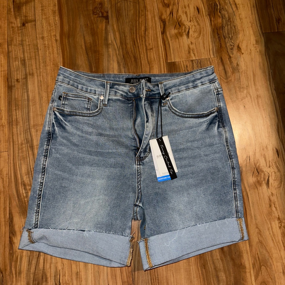 Blue Denim Shorts